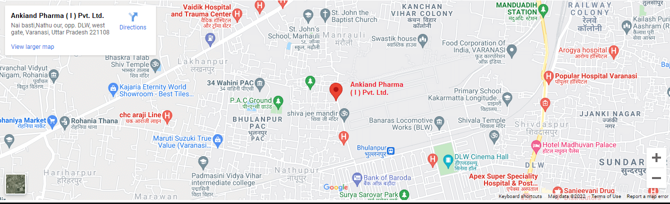 map Ankiand Pharma